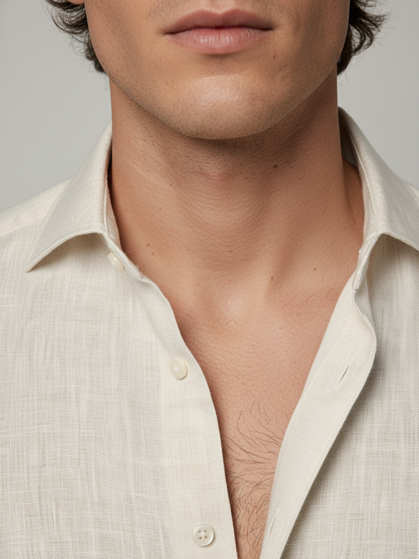 100% Linen Shirt Biege