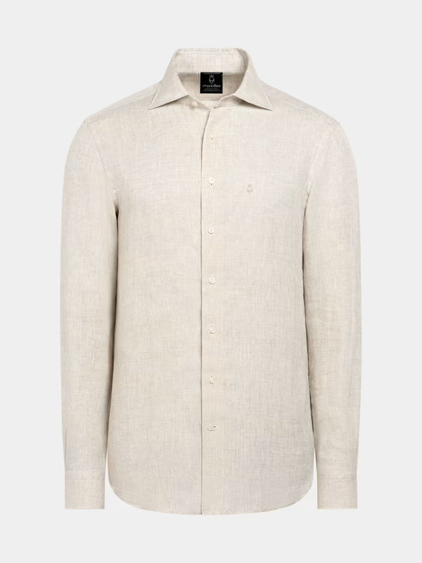 100% Linen Shirt Biege