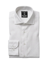 100% Linen Casual Shirt White