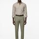 Camel Linen Cut-Away Shirt