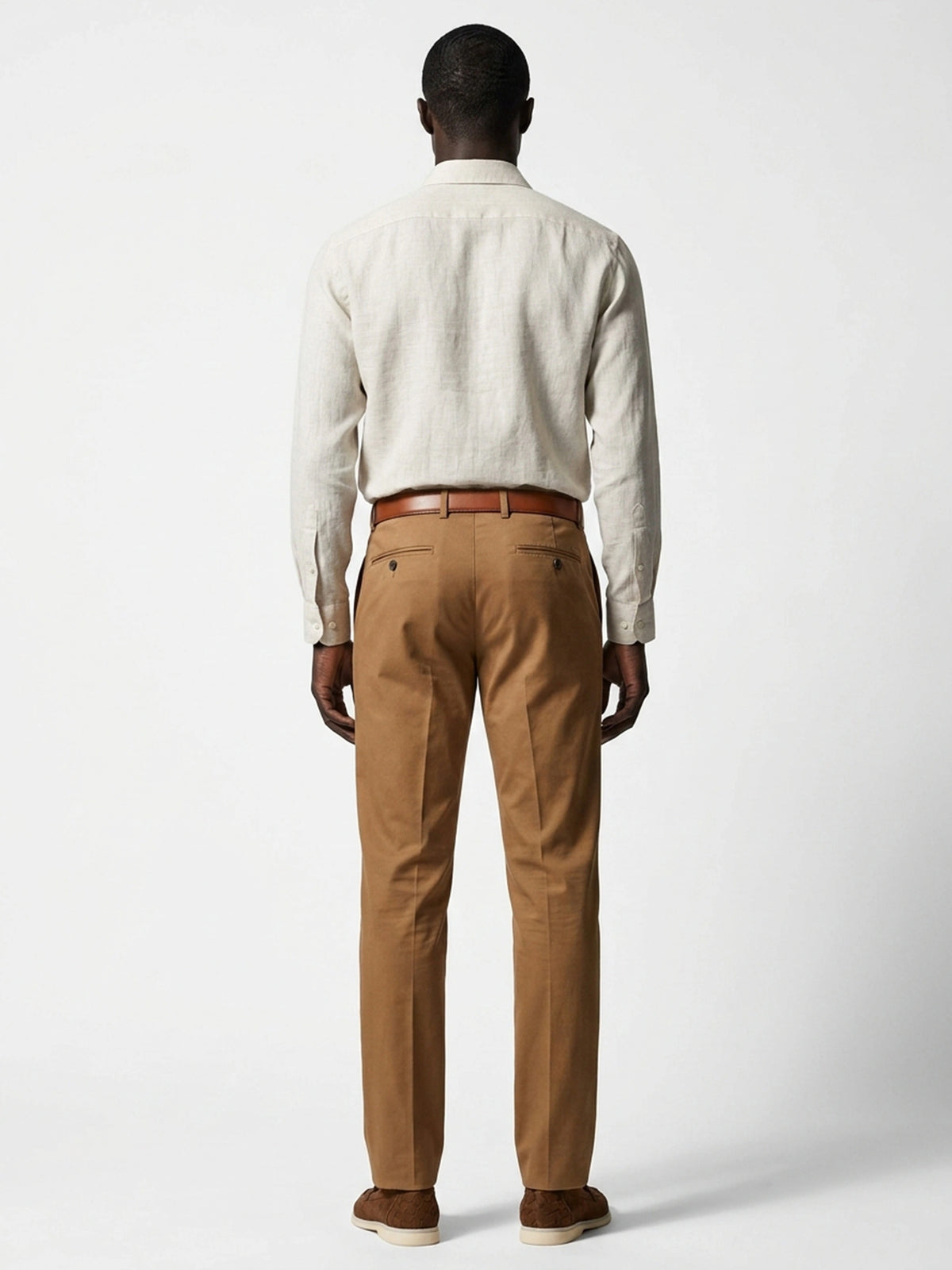 100% Linen Formal Shirt Sand Beige