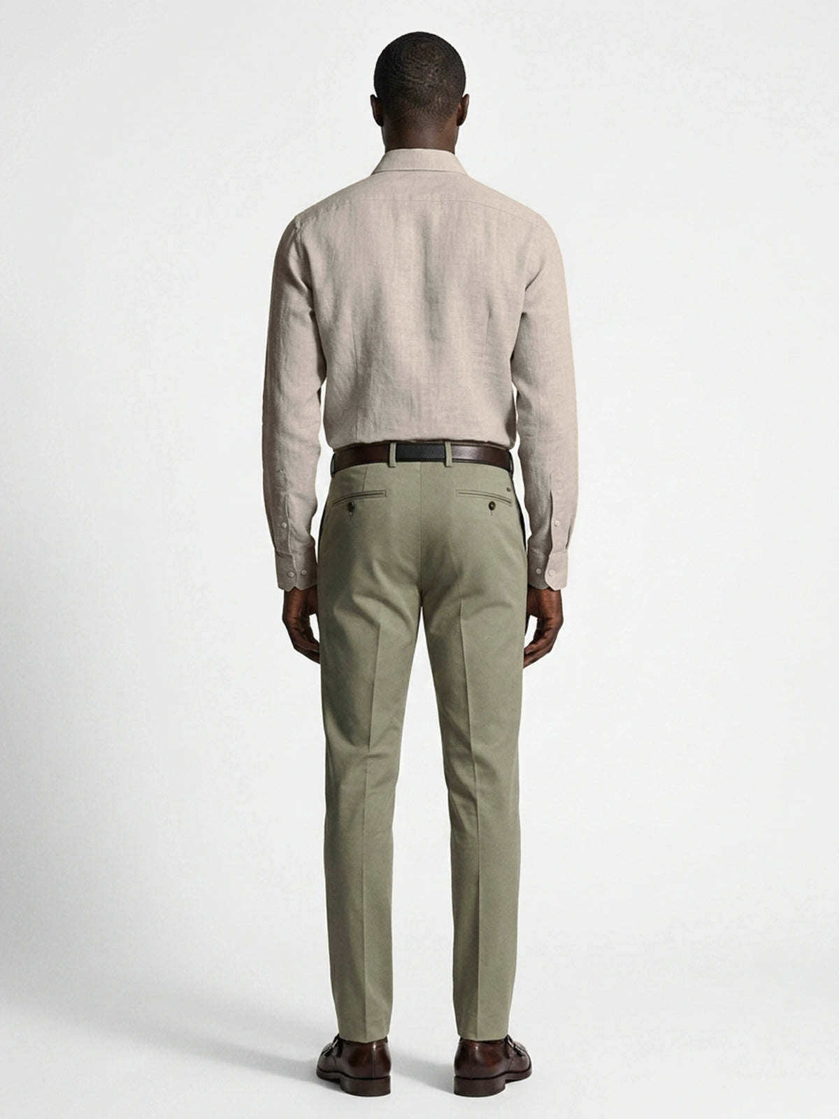 100% Linen Formal Shirt Camel Beige
