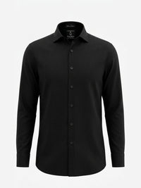 100% Linen Jet Black Shirt