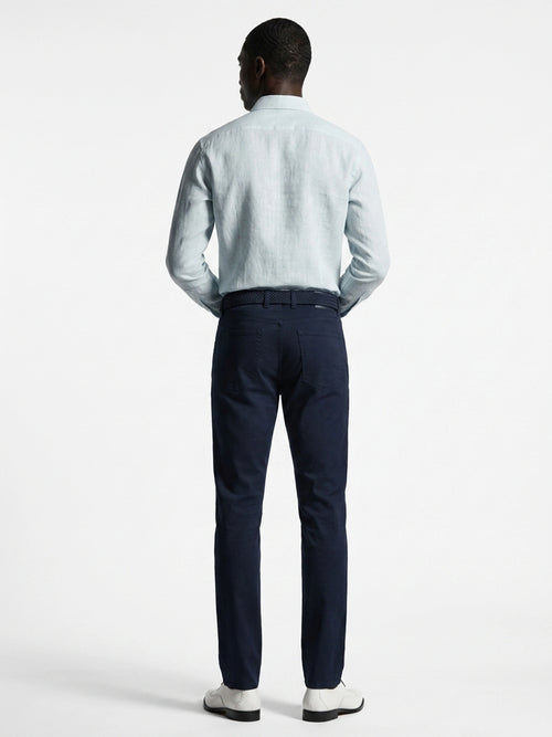 Sky Blue Linen Formal Shirt