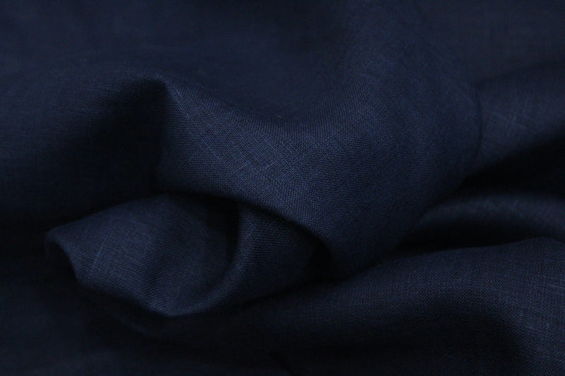 Deep Navy Linen