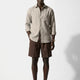 Camel Linen Casual Shirt