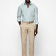 Sky Blue Linen Cut-Away Shirt