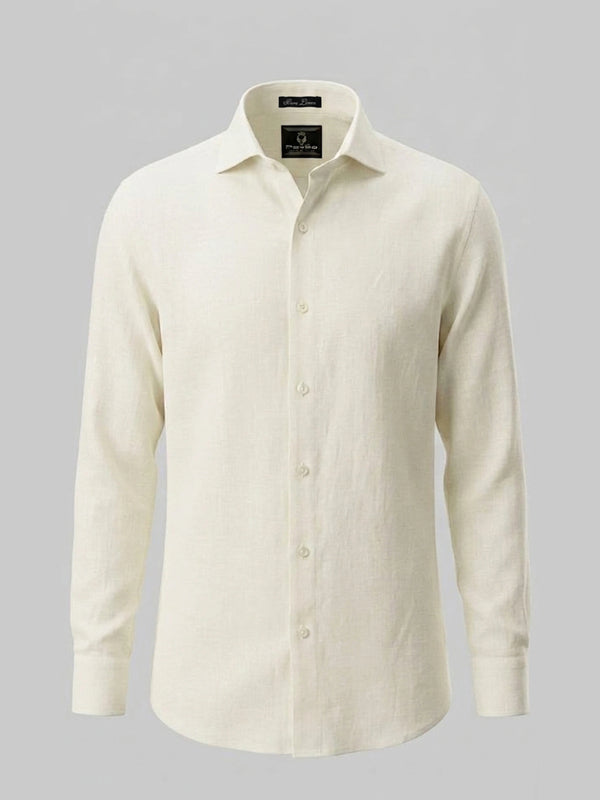 100% Linen Ivory Shirt