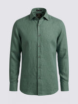 100% Linen Mint Green Shirt