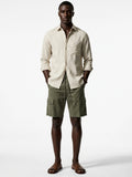 Sand Linen Casual Shirt