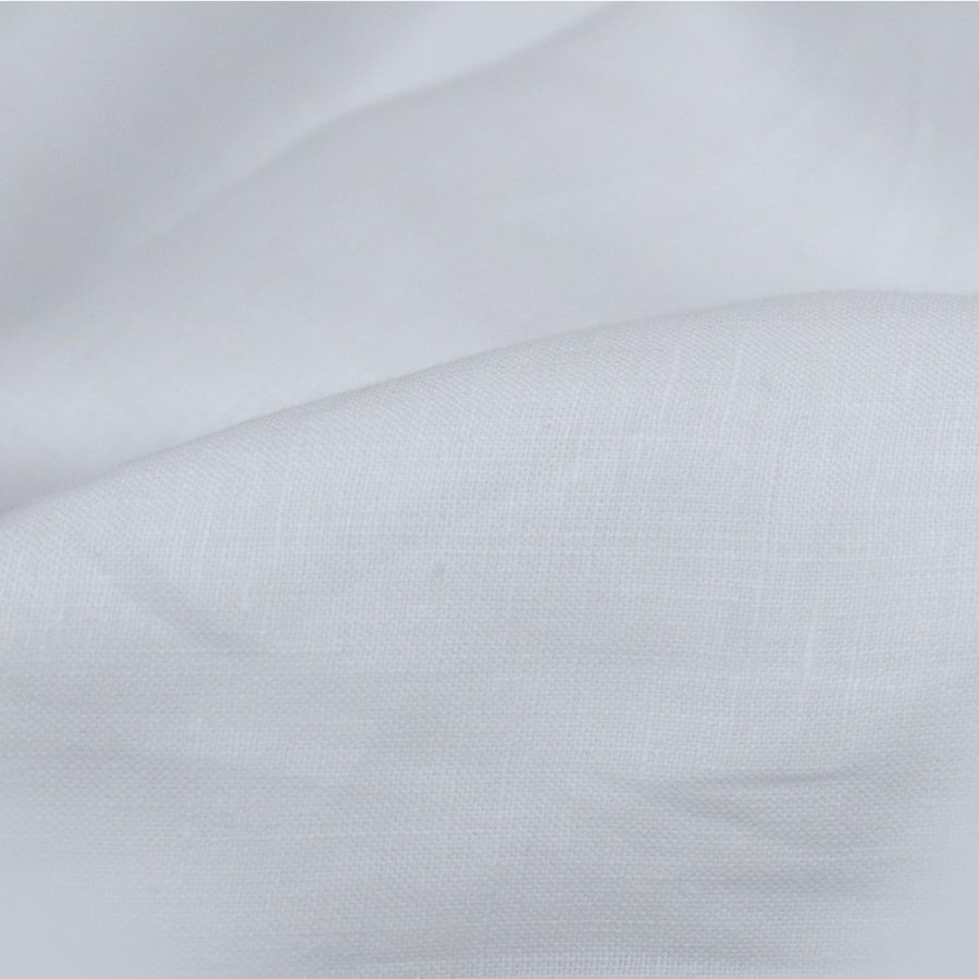 100% Linen Formal Shirt White