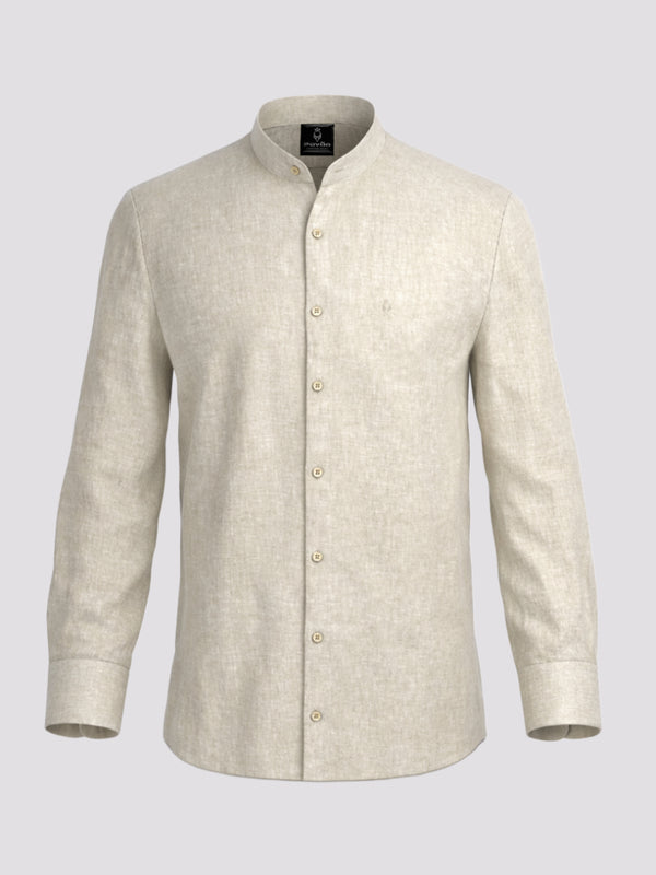 100% Linen Shirt Beige