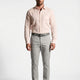 Blush Pink Linen Formal Shirt