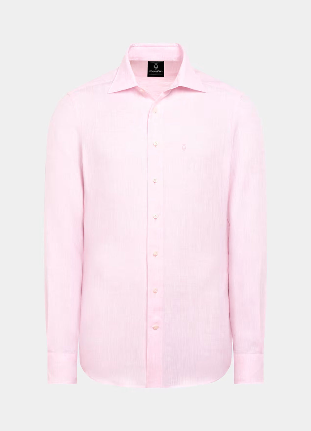 100% Linen Shirt Baby Pink