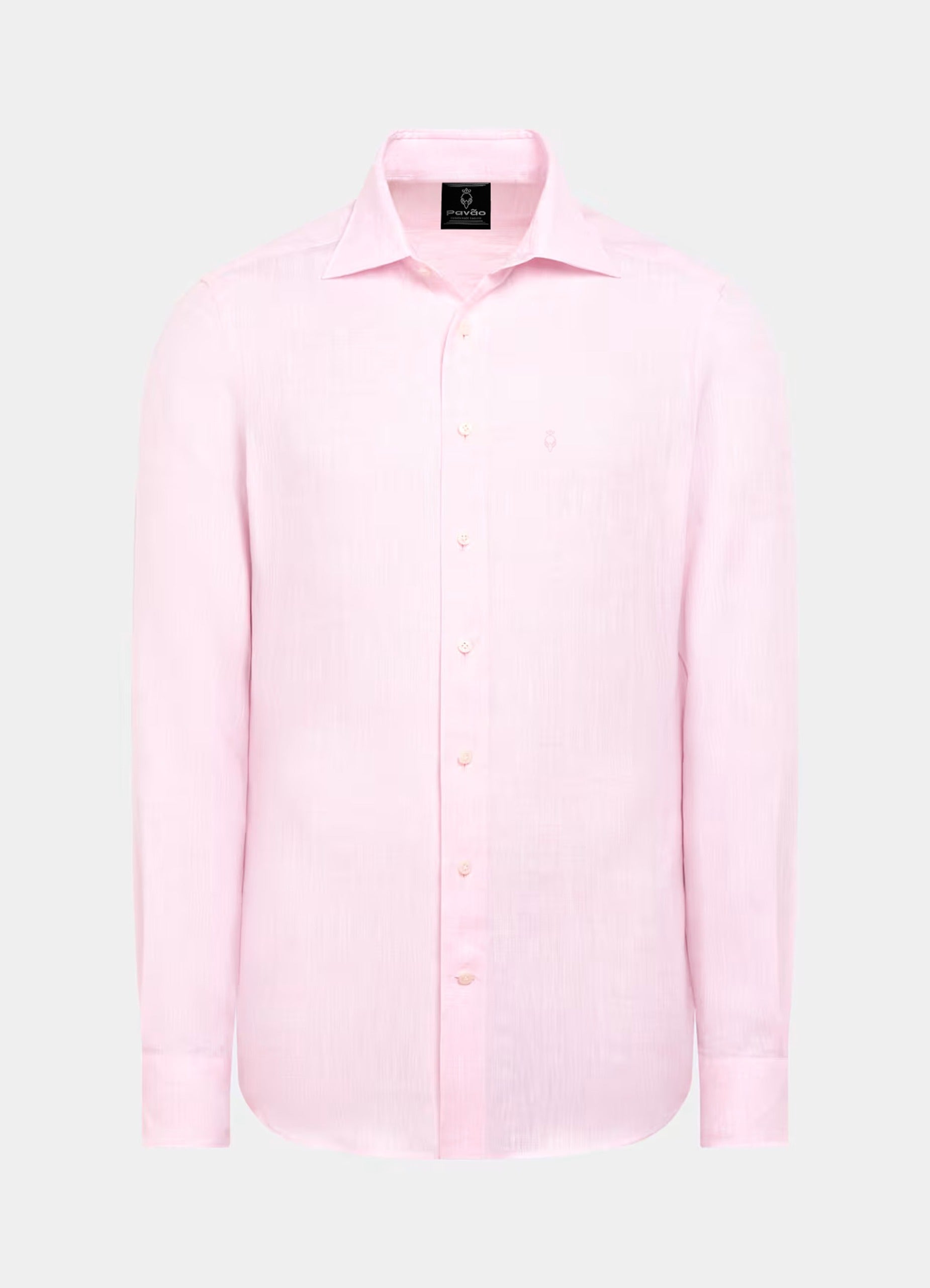 100% Linen Shirt Baby Pink