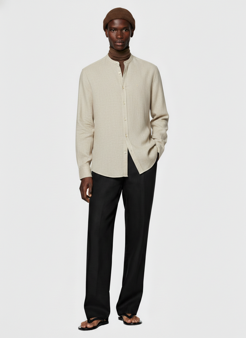 100% Linen Shirt Beige
