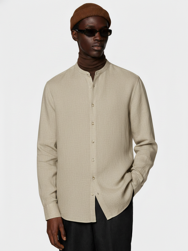 100% Linen Shirt Beige