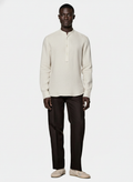 100% Linen Kurta Biege