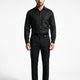 Jet Black Linen Formal Shirt