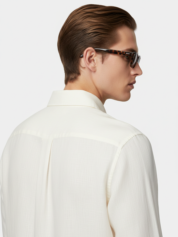 100% Linen Shirt Cream