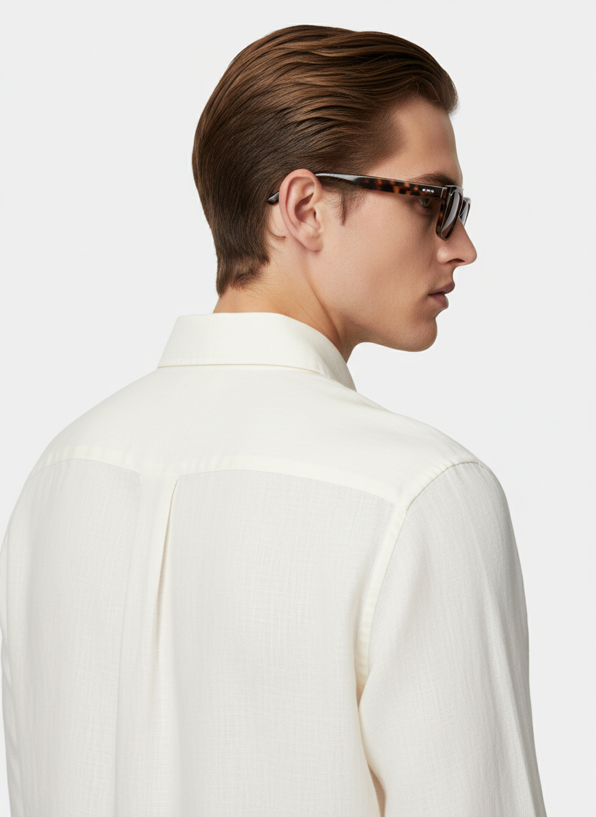 100% Linen Shirt Cream