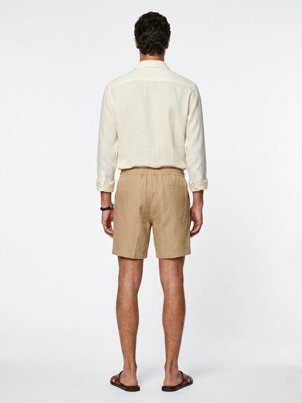 Ivory Linen Casual Shirt