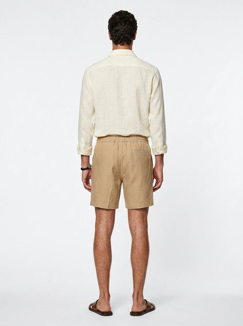 Ivory Linen Casual Shirt