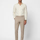 Ivory Linen Cut-Away Shirt