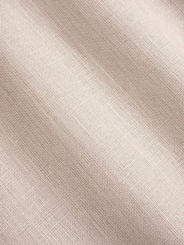 100% Linen Shirt Dark Biege