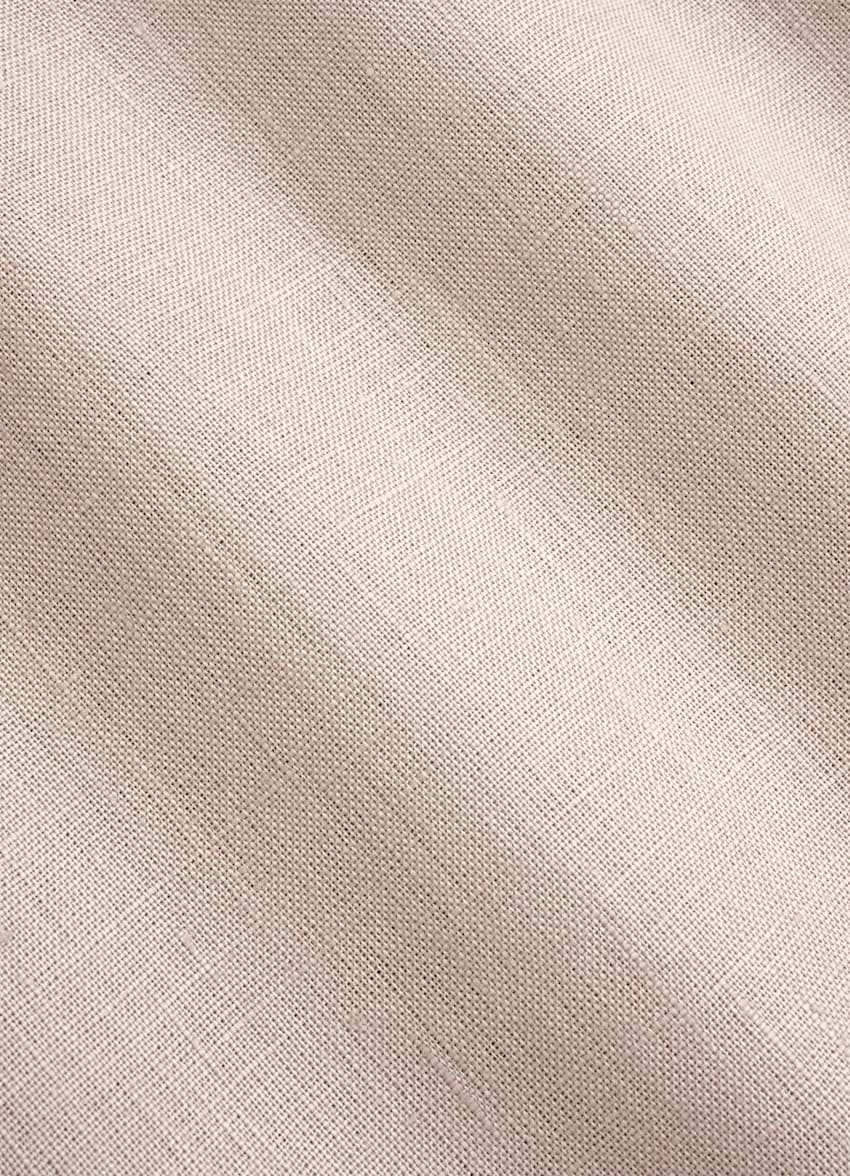 100% Linen Shirt Dark Biege