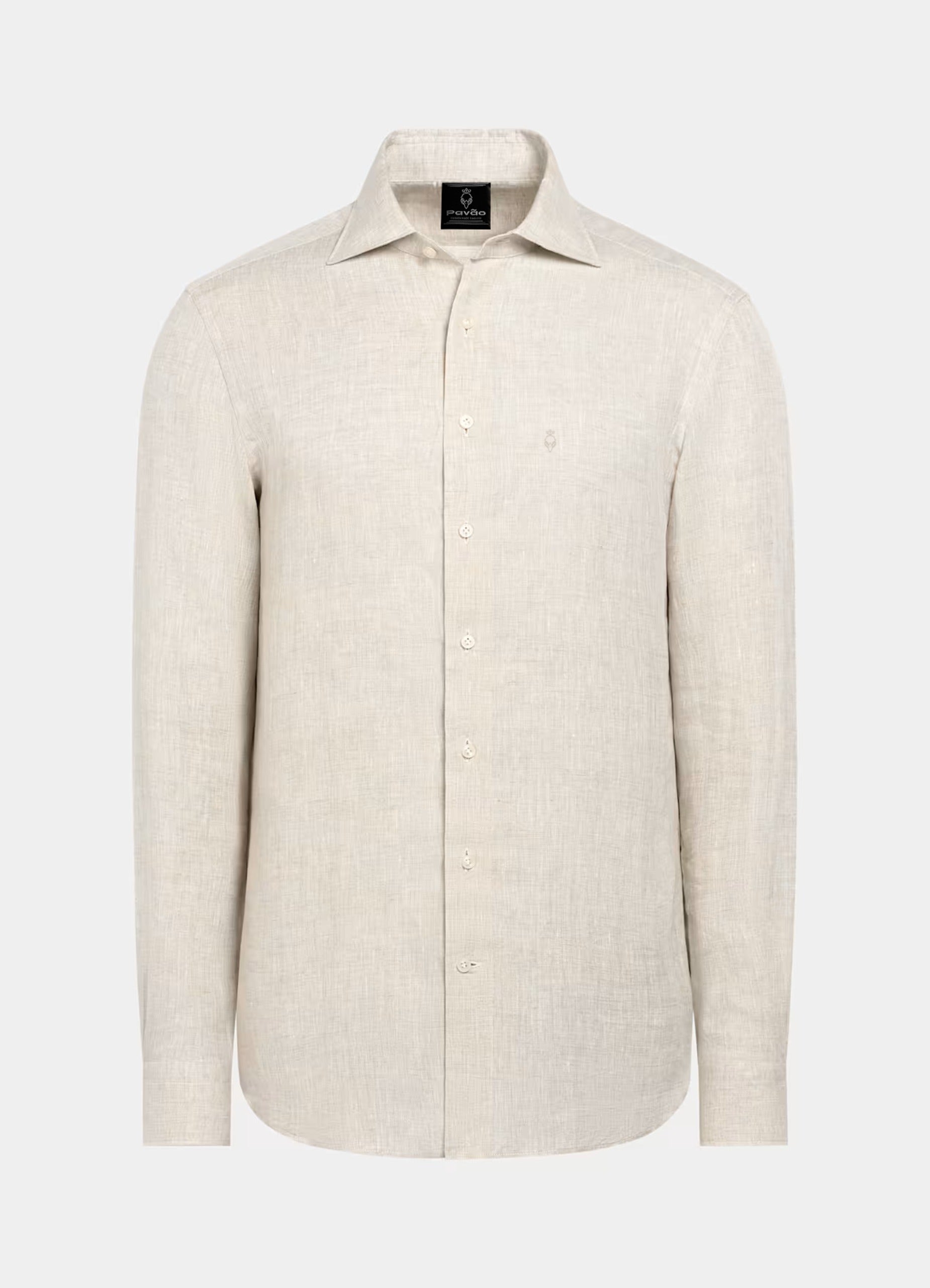 100% Linen Shirt Biege