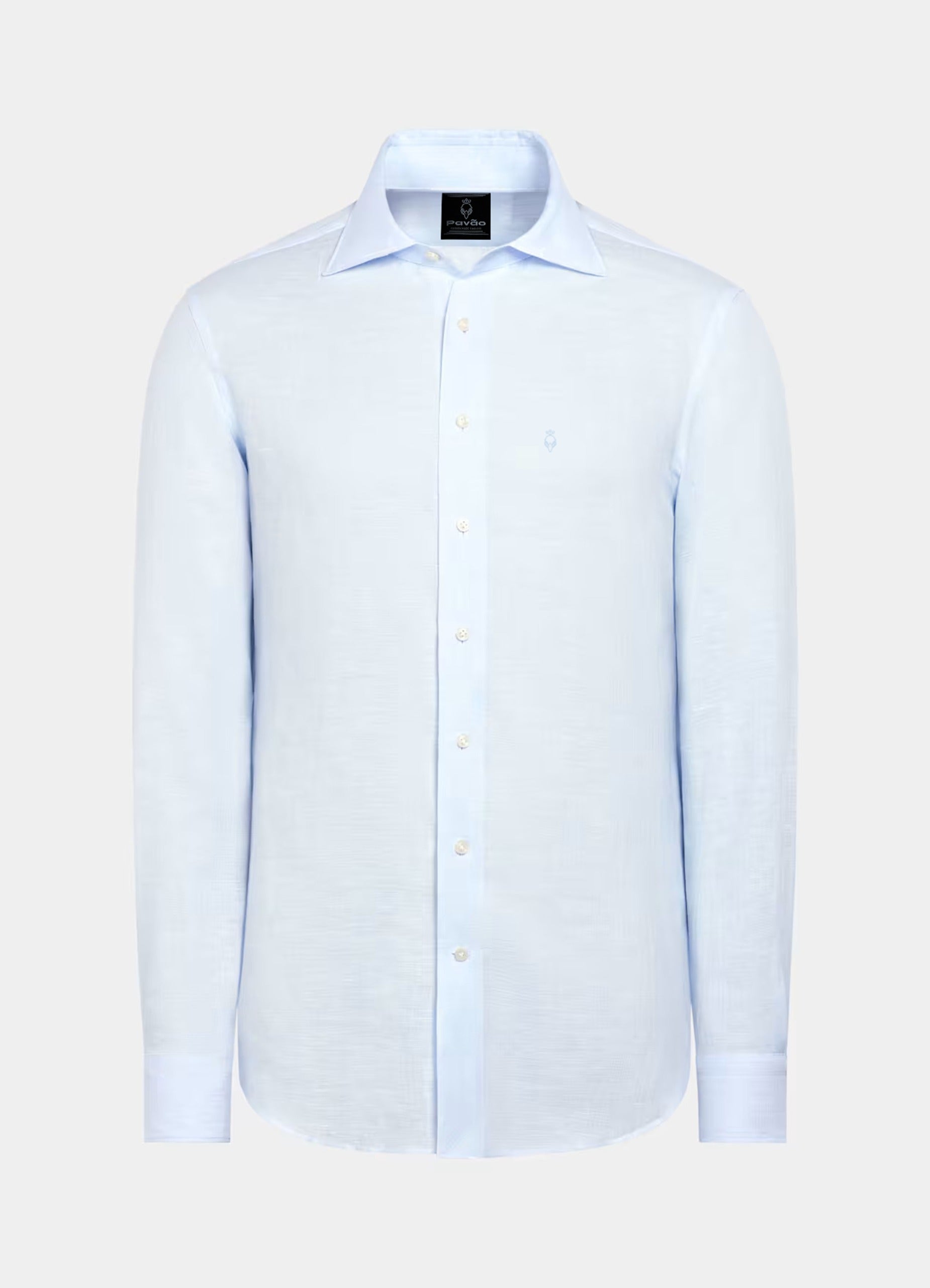 100% Linen Shirt Light Blue