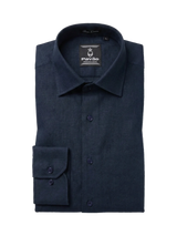 100% Linen Formal Shirt Navy Blue