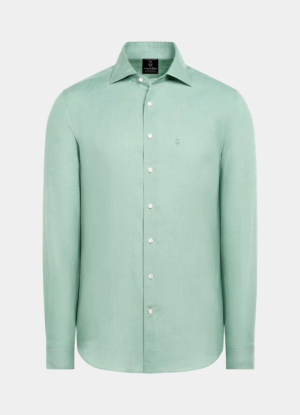 100% Linen Shirt SeaFoam Green
