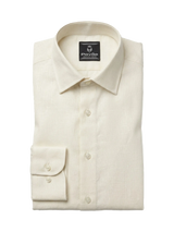 100% Linen Formal Shirt Ivory