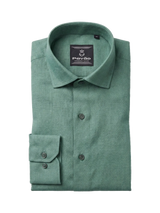 100% Linen Formal Shirt Mint Green